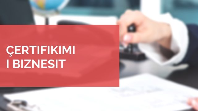 Çertifikimi i biznesit